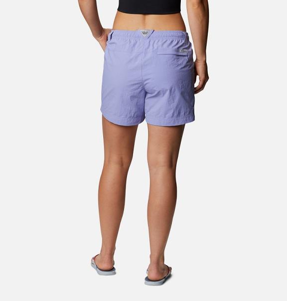 Columbia PFG Backcast Shorts Blue For Women's NZ92714 New Zealand